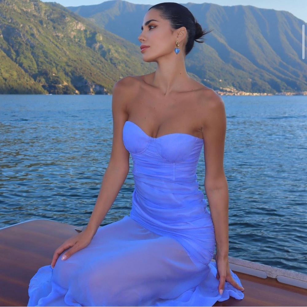 NWT Camila Coelho Loire Gown in Pale Violet